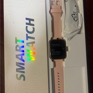 Smart Watch with Pink Band